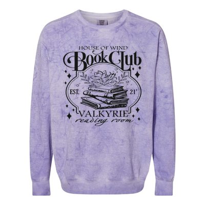 House Of Wind Library Velaris Acotar Book Club Colorblast Crewneck Sweatshirt