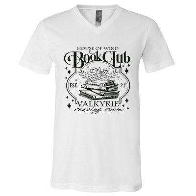 House Of Wind Library Velaris Acotar Book Club V-Neck T-Shirt