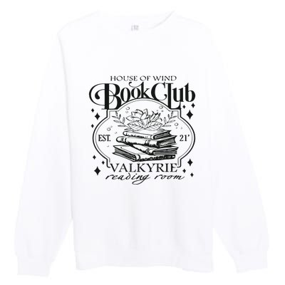 House Of Wind Library Velaris Acotar Book Club Premium Crewneck Sweatshirt