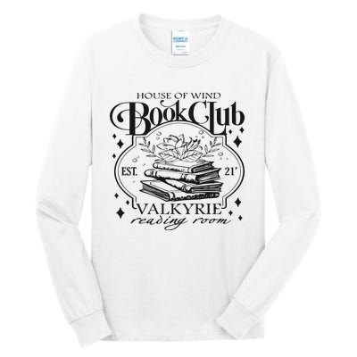 House Of Wind Library Velaris Acotar Book Club Tall Long Sleeve T-Shirt