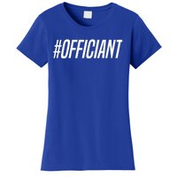 Hashtag Officiant Wedding Officiant Ordained Minister Gift Women's T-Shirt