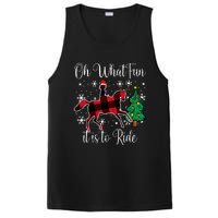 Horse Oh What Fun It Is To Ride Christmas Xmas Girls Women PosiCharge Competitor Tank