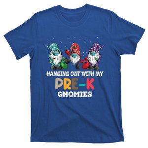 Hanging Out With My Prek Gnomies Christmas Teacher Gift T-Shirt