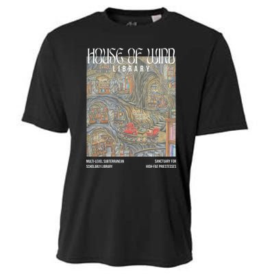 House Of Wind Library Velaris Throne Of Glass Cooling Performance Crew T-Shirt