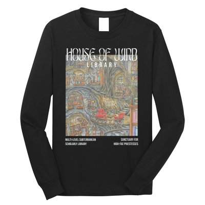 House Of Wind Library Velaris Throne Of Glass Long Sleeve Shirt