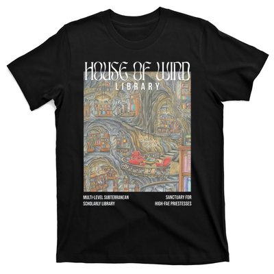 House Of Wind Library Velaris Throne Of Glass T-Shirt