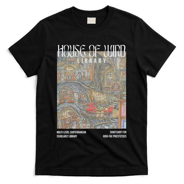 House Of Wind Library Velaris Throne Of Glass T-Shirt