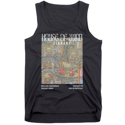 House Of Wind Library Velaris Throne Of Glass Tank Top