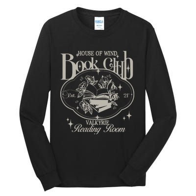 House Of Wind Book Club Acotar Library Velaris Tall Long Sleeve T-Shirt