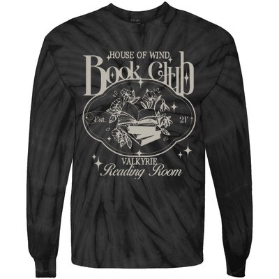 House Of Wind Book Club Acotar Library Velaris Tie-Dye Long Sleeve Shirt