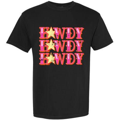 Howdy Rodeo Western Retro Vintage Country Southern Garment-Dyed Heavyweight T-Shirt