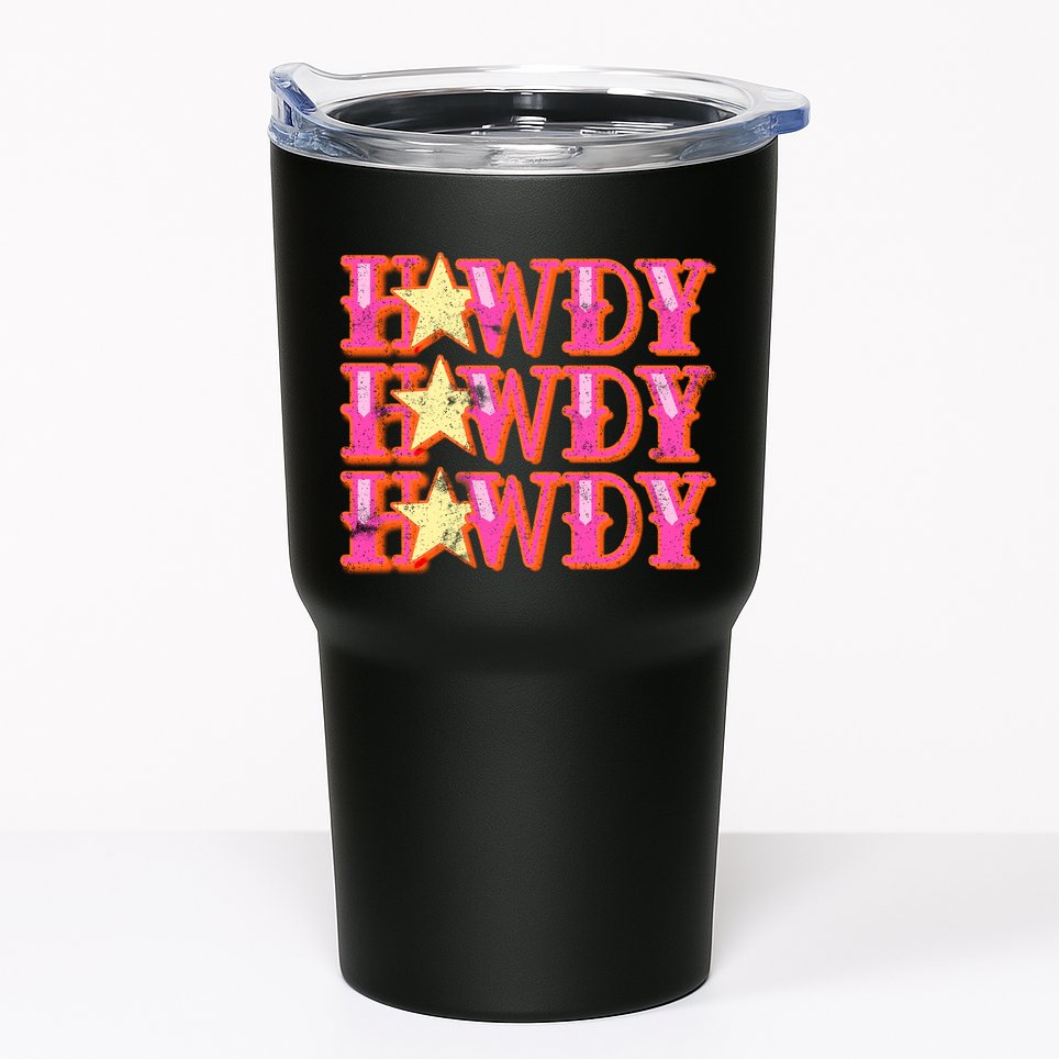 Howdy Rodeo Western Retro Vintage Country Southern Tumbler