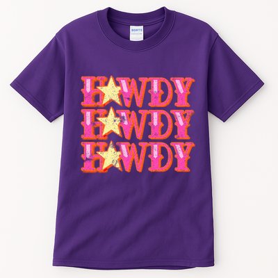 Howdy Rodeo Western Retro Vintage Country Southern Tall T-Shirt
