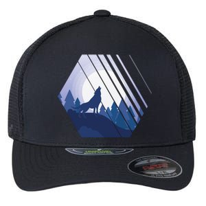 Howling Wolf Flexfit Unipanel Trucker Cap