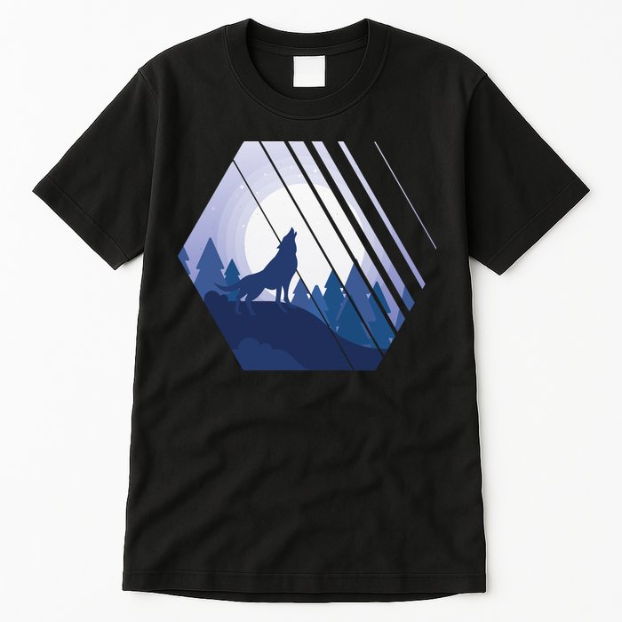 Howling Wolf Tall T-Shirt