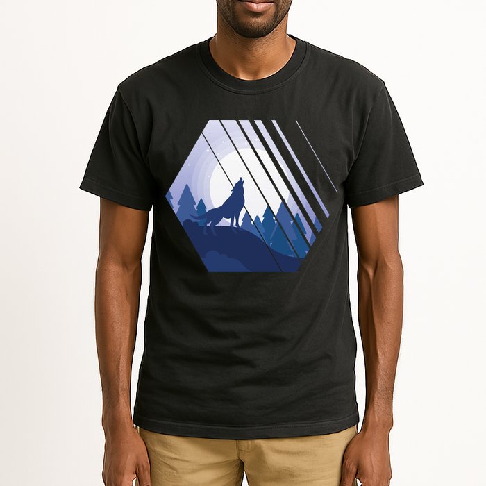 Howling Wolf Tall T-Shirt