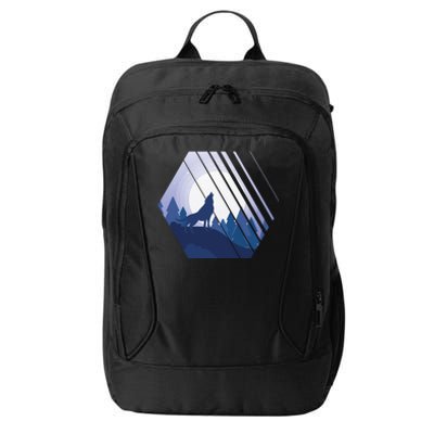 Howling Wolf City Backpack