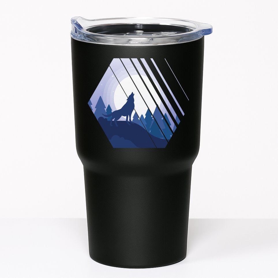 Howling Wolf Tumbler