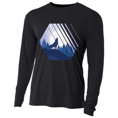 Howling Wolf Cooling Performance Long Sleeve Crew