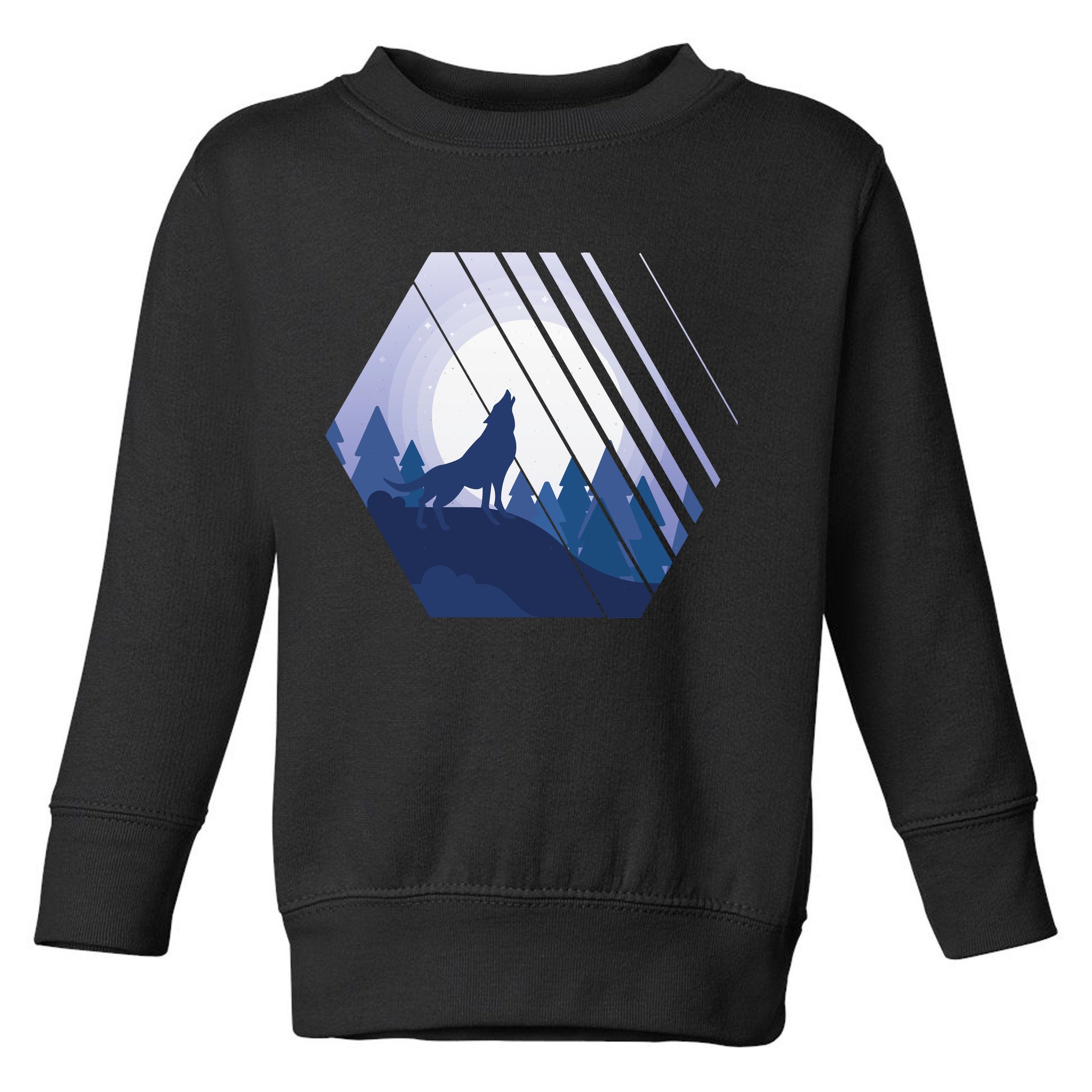 Howling Wolf Toddler Sweatshirt