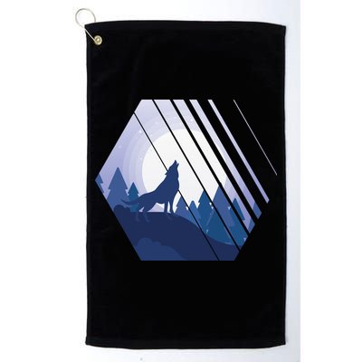 Howling Wolf Golf Towel