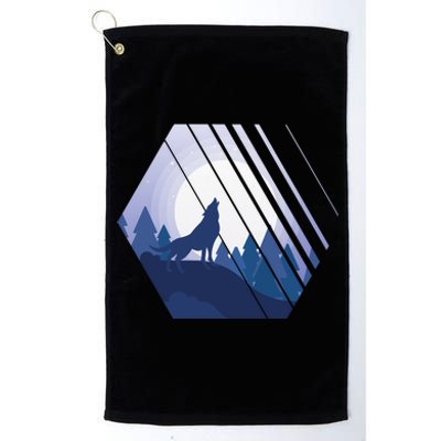 Howling Wolf Platinum Collection Golf Towel