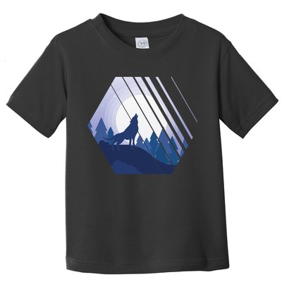 Howling Wolf Toddler T-Shirt