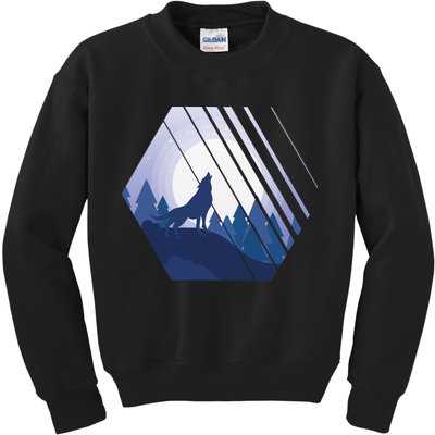 Howling Wolf Kids Sweatshirt