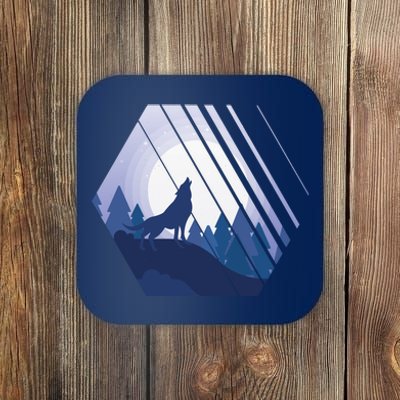 Howling Wolf Coaster