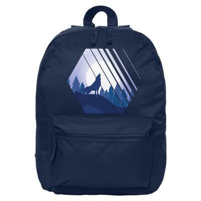 Howling Wolf 16 in Basic Backpack