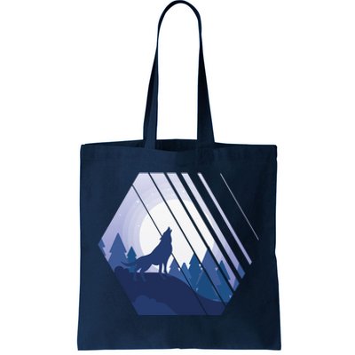 Howling Wolf Tote Bag