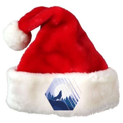 Howling Wolf Premium Christmas Santa Hat