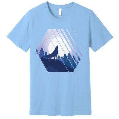 Howling Wolf Premium T-Shirt