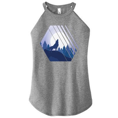 Howling Wolf Women's Perfect Tri Rocker Tank