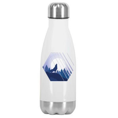 Howling Wolf Stainless Steel Insulated Water Bottle