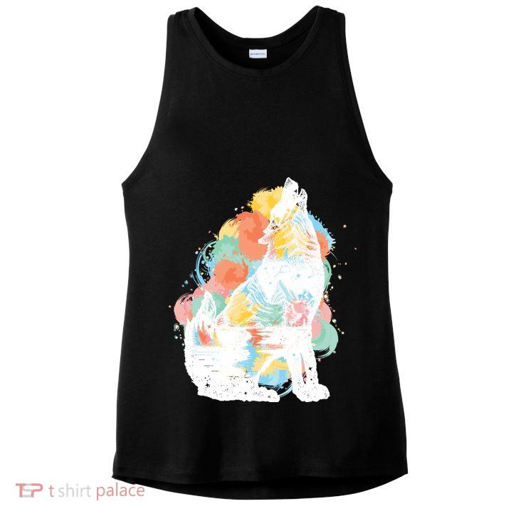 Howling Wolf Wilderness Ladies PosiCharge Tri-Blend Wicking Tank