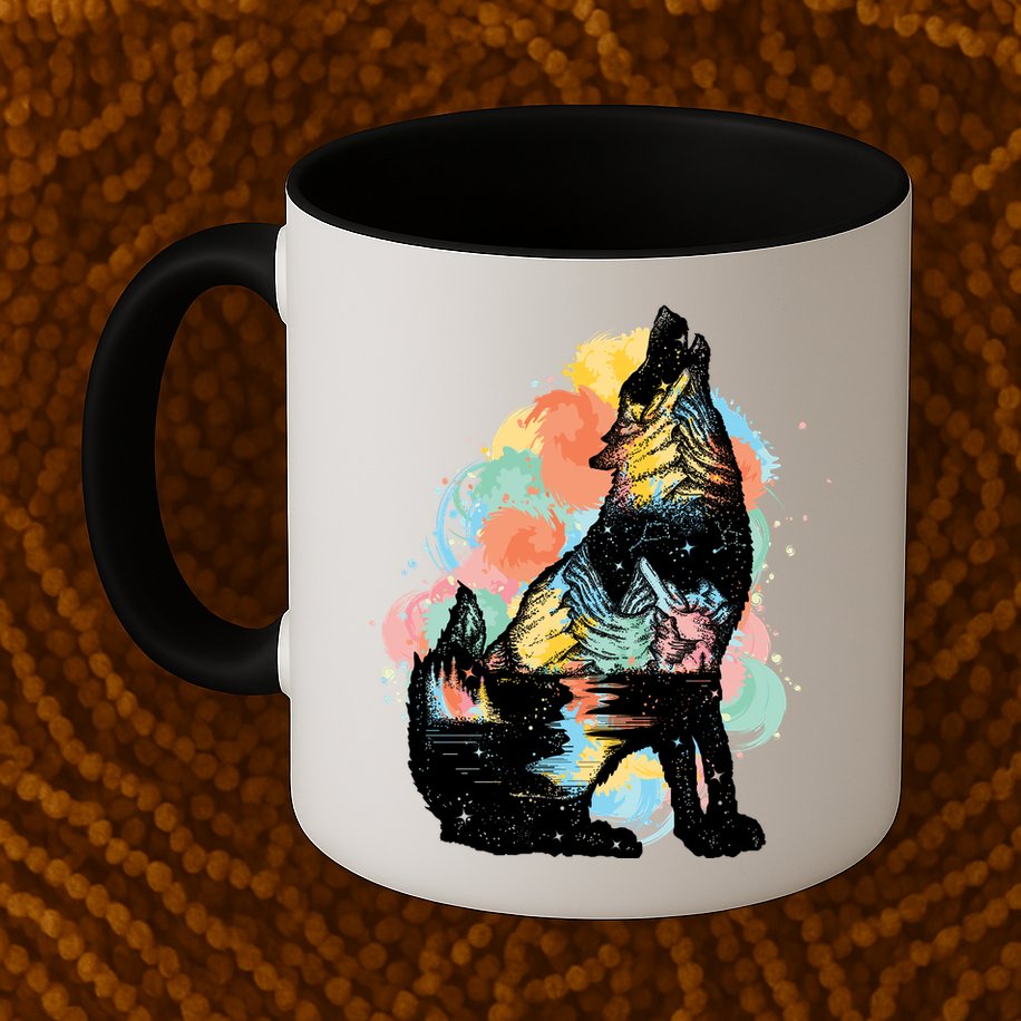 Howling Wolf Wilderness Mug
