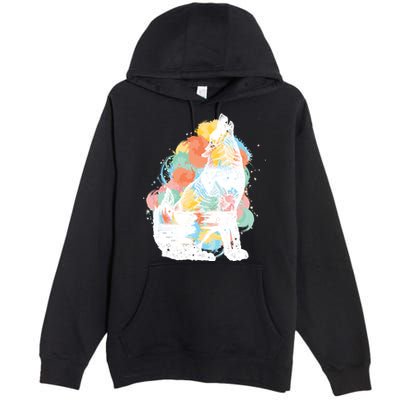 Howling Wolf Wilderness Premium Pullover Hoodie