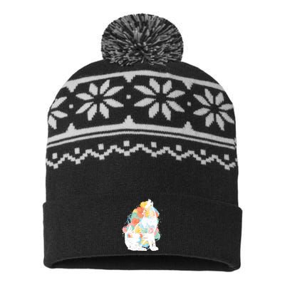 Howling Wolf Wilderness USA-Made Snowflake Beanie