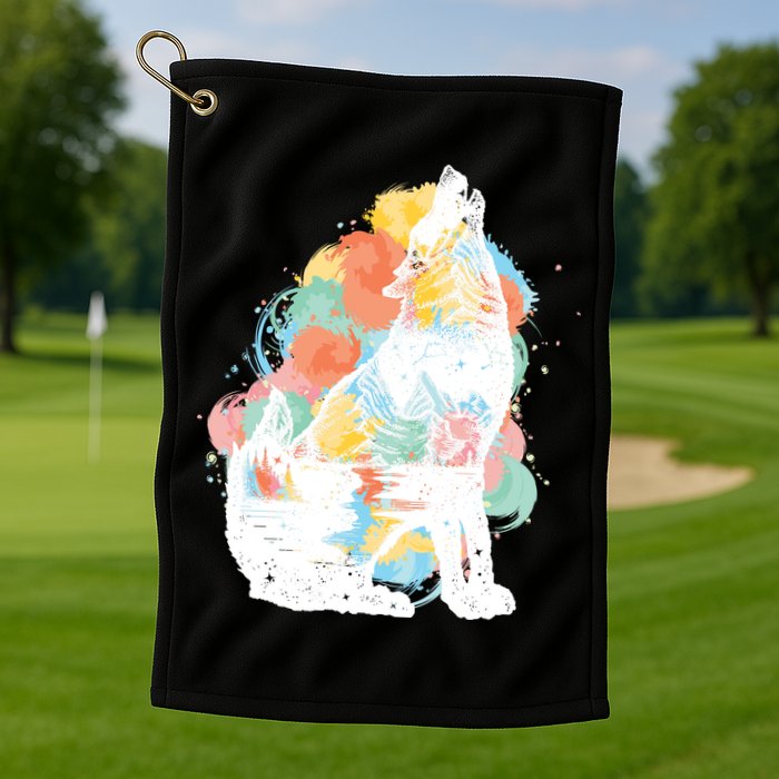 Howling Wolf Wilderness Golf Towel