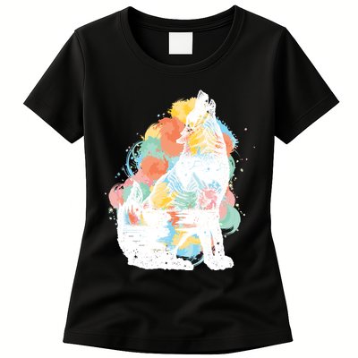 Howling Wolf Wilderness Womens T-Shirt