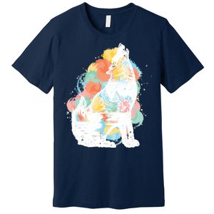 Howling Wolf Wilderness Premium T-Shirt