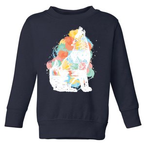 Howling Wolf Wilderness Toddler Sweatshirt