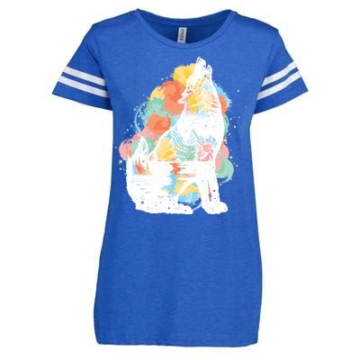 Howling Wolf Wilderness Enza Ladies Jersey Football T-Shirt