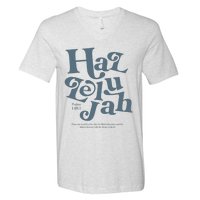 Hallelujah Psalm 148 1 V-Neck T-Shirt