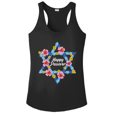 Happy Passover 2023 Star Of David Pesach Jewish Matzo Ladies PosiCharge Competitor Racerback Tank