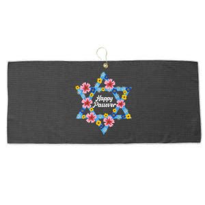 Happy Passover 2023 Star Of David Pesach Jewish Matzo Large Microfiber Waffle Golf Towel