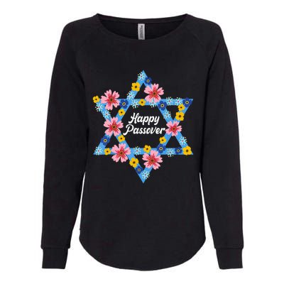 Happy Passover 2023 Star Of David Pesach Jewish Matzo Womens California Wash Sweatshirt