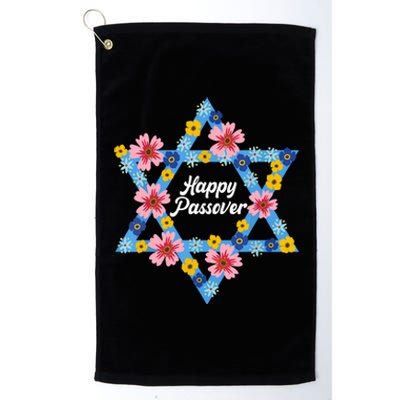 Happy Passover 2023 Star Of David Pesach Jewish Matzo Platinum Collection Golf Towel