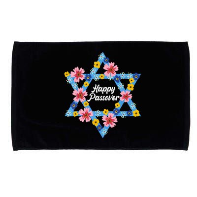 Happy Passover 2023 Star Of David Pesach Jewish Matzo Microfiber Hand Towel